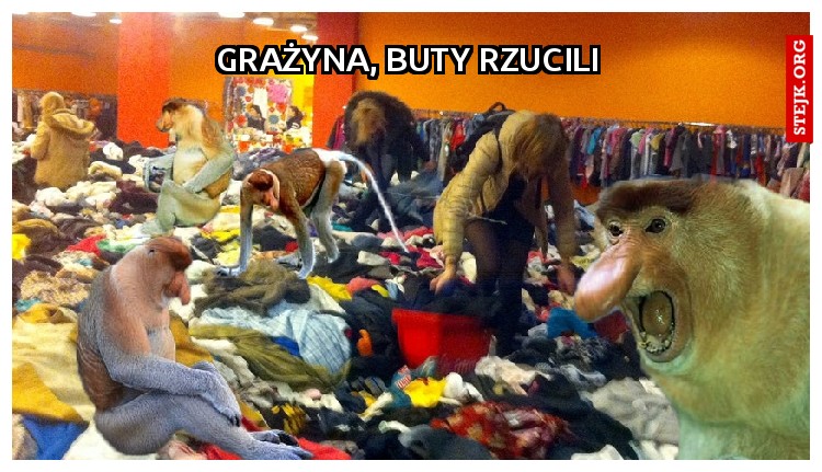 GRAŻYNA, BUTY RZUCILI