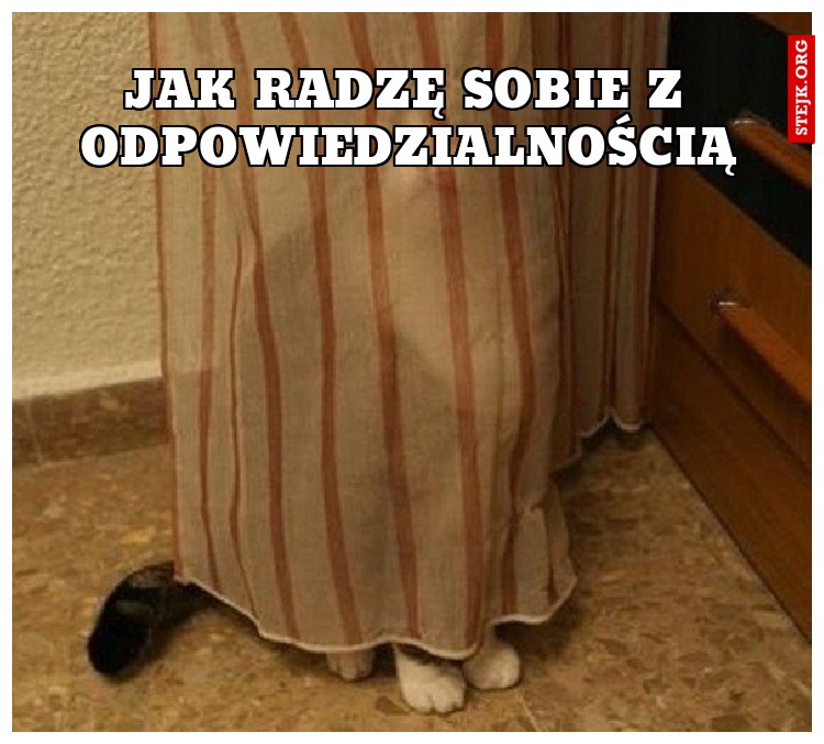 Jak radzę sobie z odpowiedzialnością