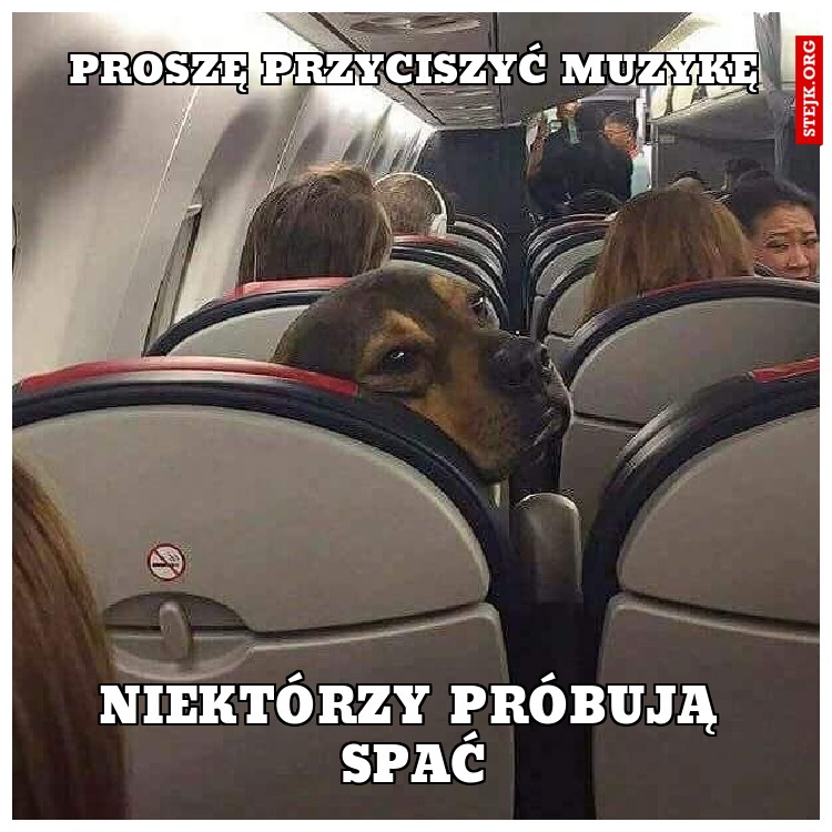 Proszę przyciszyć muzykę
