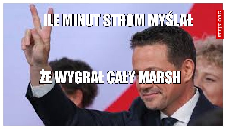 ILE MINUT STROM MYŚLAŁ 