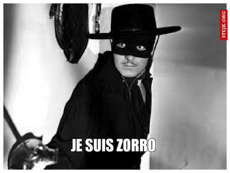 JE SUIS ZORRO