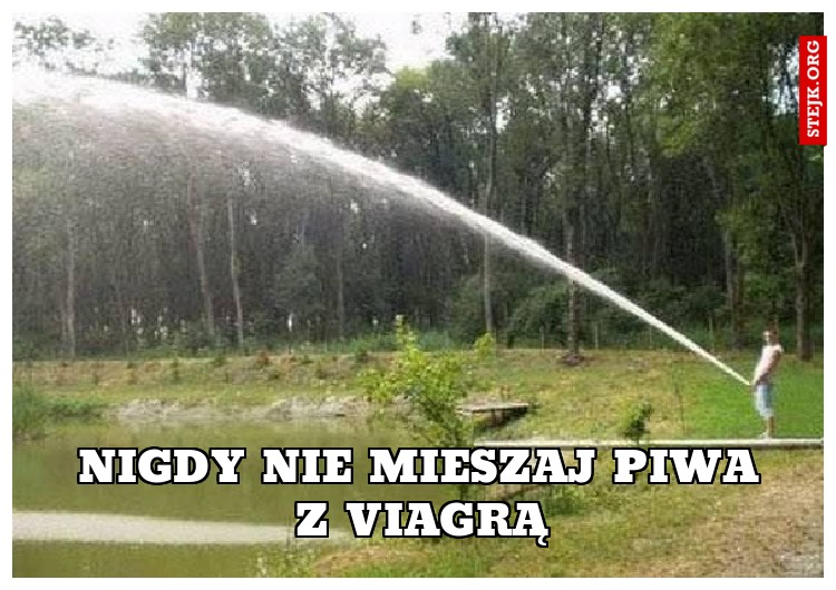 Nigdy nie mieszaj piwa z viagrą