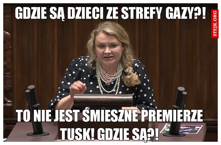 Gdzie są dzieci ze strefy Gazy?!