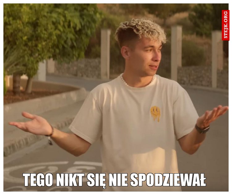 Tego nikt się nie spodziewał