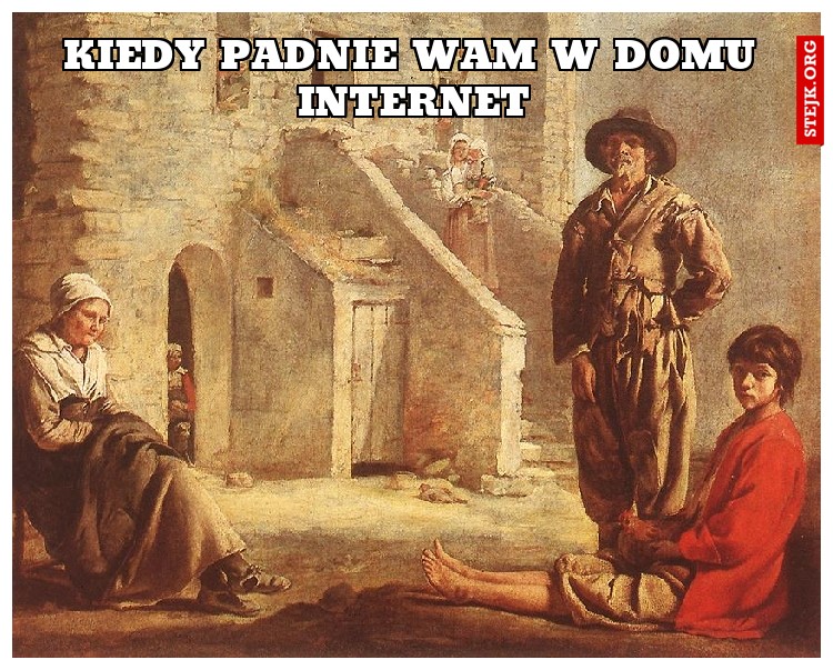 Kiedy padnie wam w domu internet