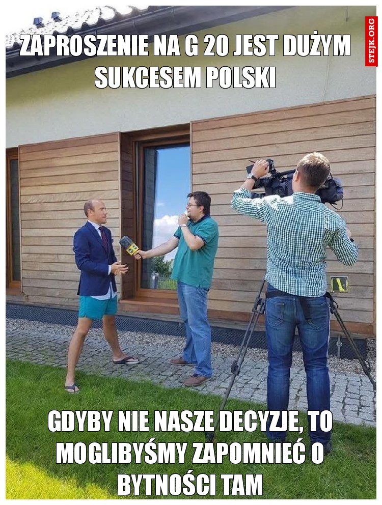 Zaproszenie na g 20 jest dużym sukcesem Polski