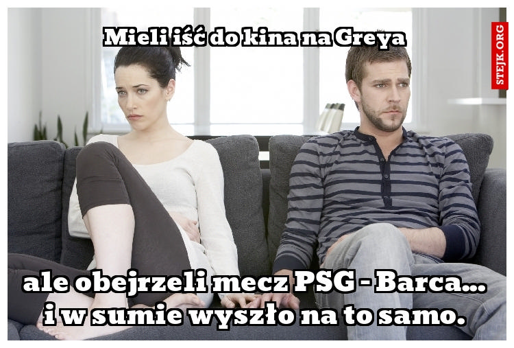 Mieli iść do kina na Greya