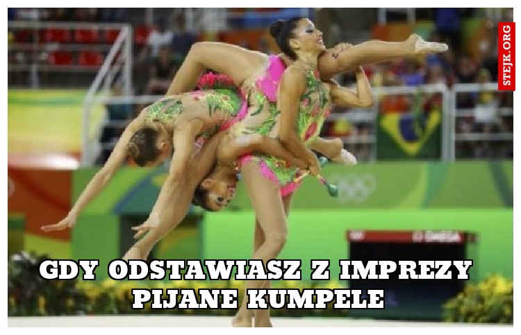 Gdy odstawiasz z imprezy pijane kumpele