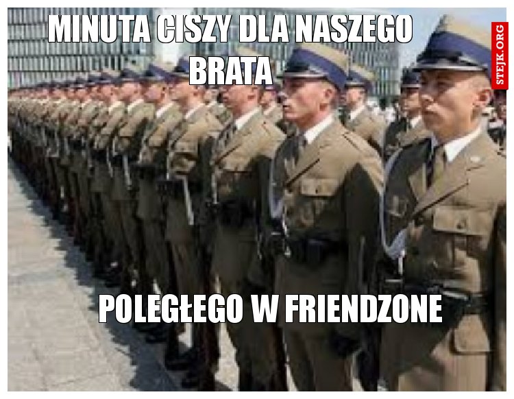 Minuta ciszy dla naszego brata