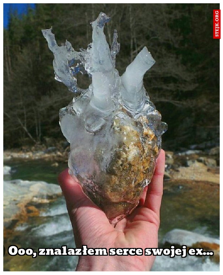 Ooo, znalazłem serce swojej ex...