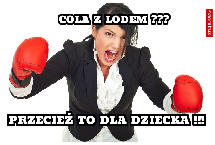 Cola z lodem ???