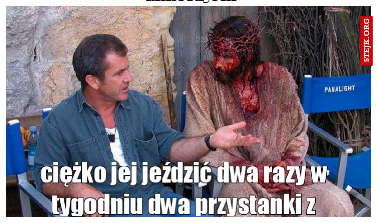 Ewa tłumaczącą Ani jak ciężko jej J̌