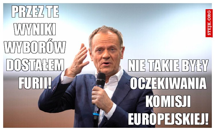 Przez te wyniki wyborów dostałem furii!