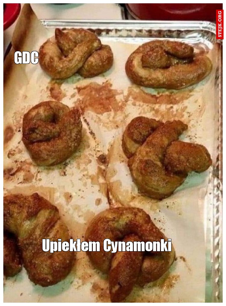 Upiekłem Cynamonki