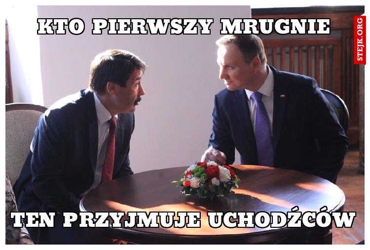 Kto pierwszy mrugnie