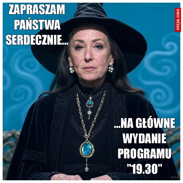 Zapraszam państwa serdecznie...