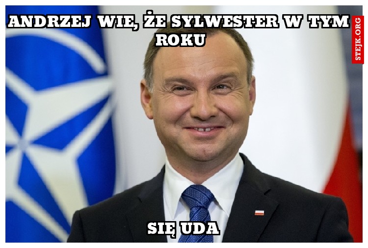 Andrzej wie, że sylwester w tym roku