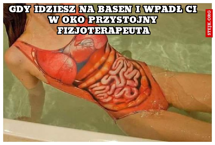 Gdy idziesz na basen i wpadł Ci w oko przystojny fizjoterapeuta