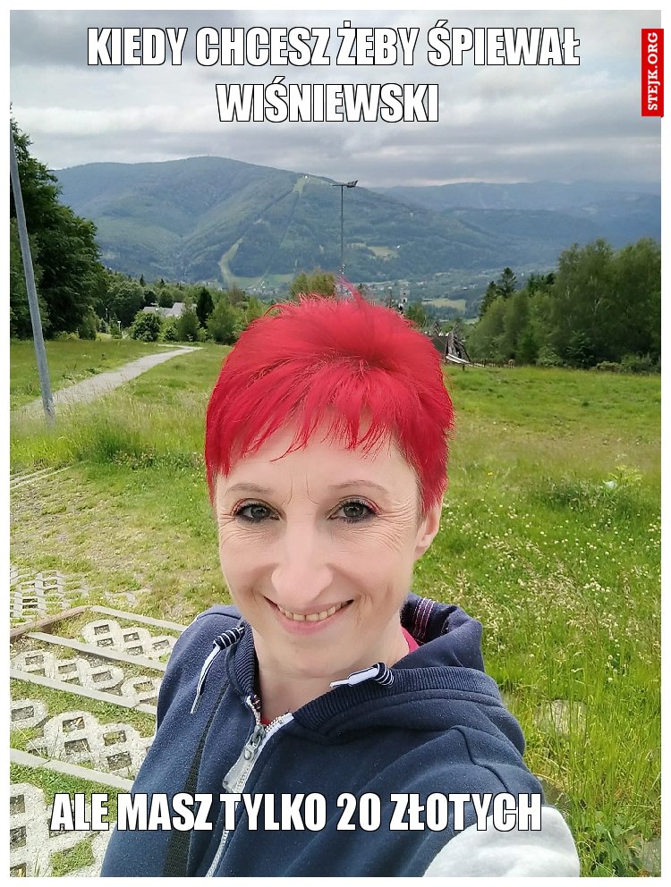 Kiedy chcesz żeby śpiewał Wiśniewski 