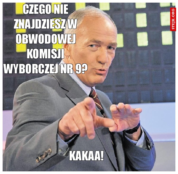 Czego nie znajdziesz w obwodowej komisji wyborczej nr 9?