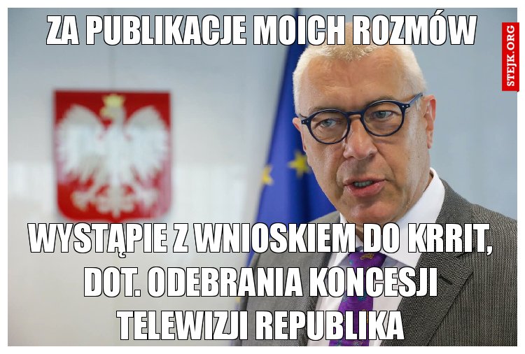 Za publikacje moich rozmów