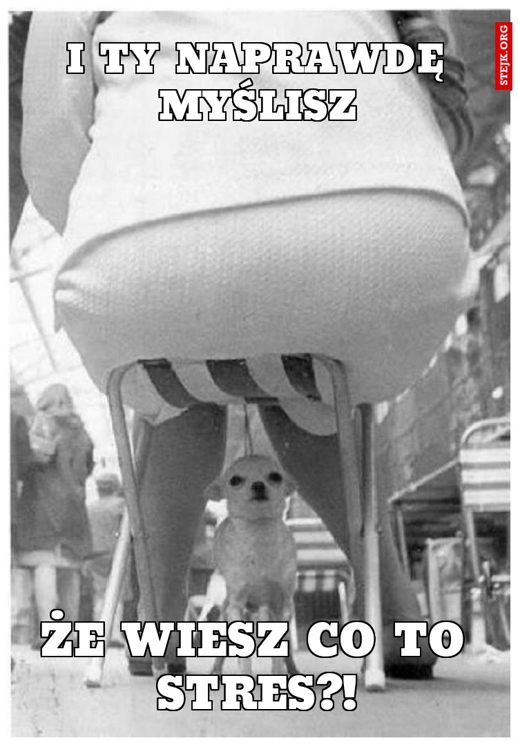 I Ty naprawdę myślisz