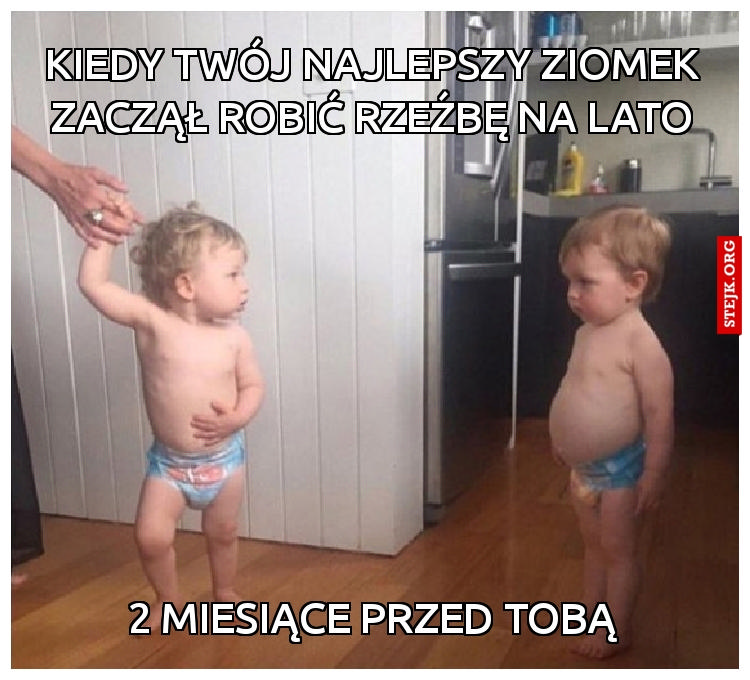 Kiedy Twój najlepszy ziomek zaczął robić rzeźbę na lato