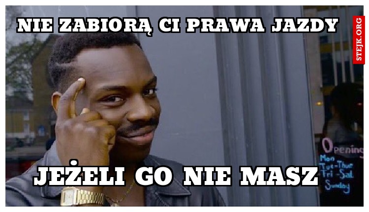 Nie zabiorą Ci Prawa Jazdy